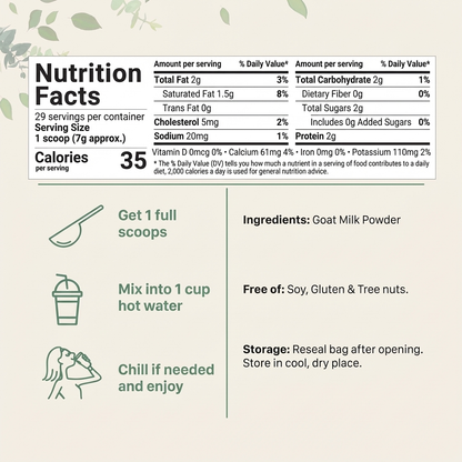 Try EveLab's Goat Milk Powder- The Solution To Stronger Bones