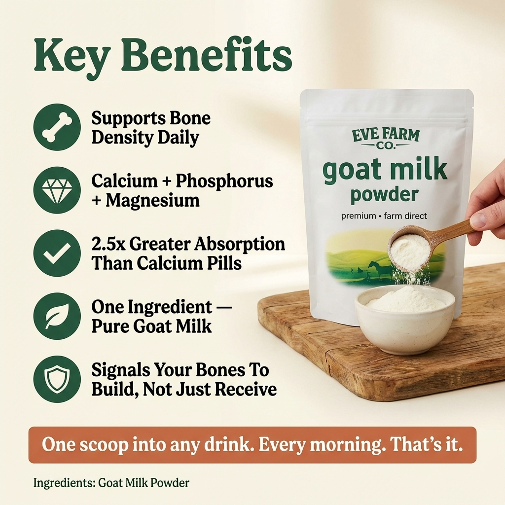 Try EveLab's Goat Milk Powder- The Solution To Stronger Bones